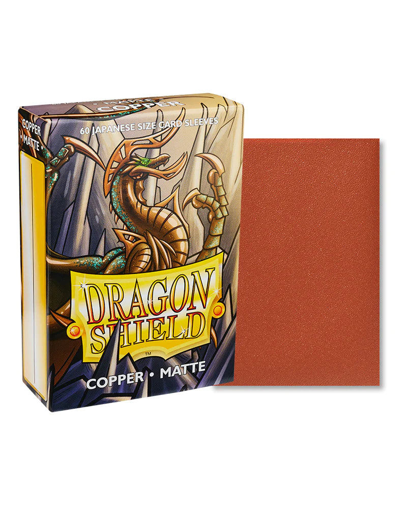Dragon Shield | Japanese Size Sleeves | 60ct | Copper (Matte)