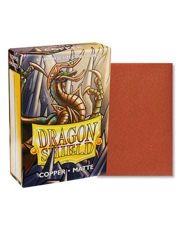 Dragon Shield Matte Sleeves | Japanese Size | 60ct Copper