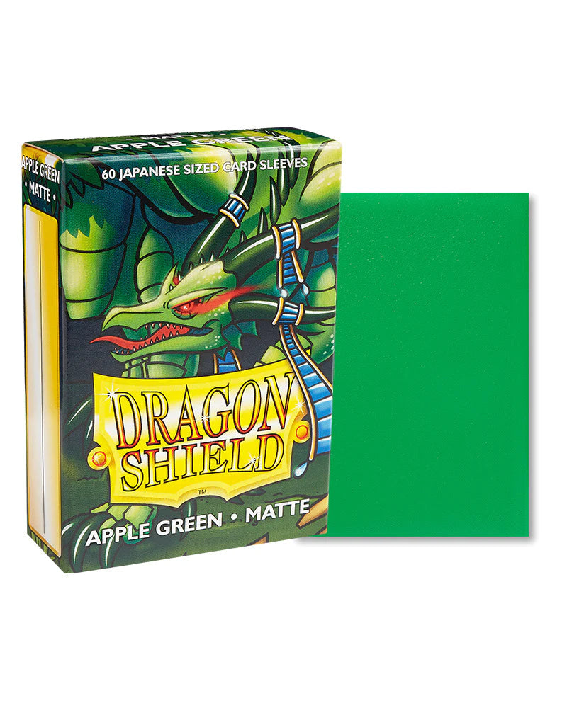 Dragon Shield | Japanese Size Sleeves | 60ct | Apple Green (Matte)
