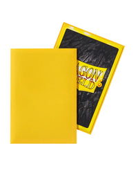 Dragon Shield Matte Sleeves | Japanese Size | 60ct Yellow