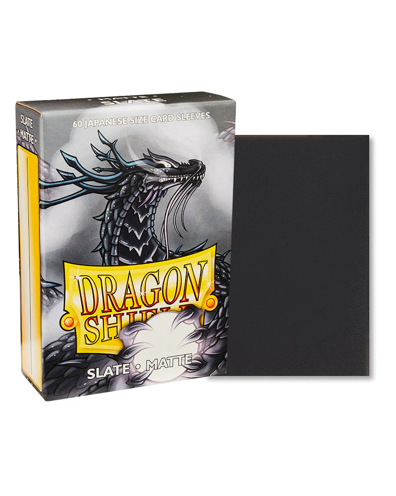 Dragon Shield | Japanese Size Sleeves | 60ct | Slate (Matte)