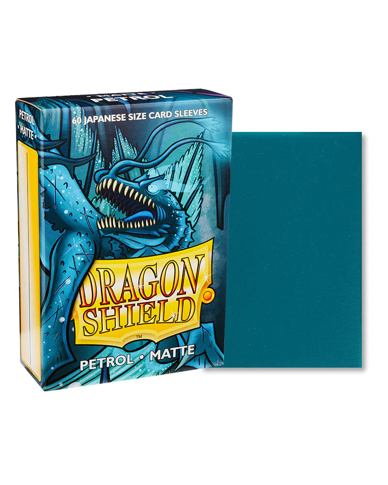 Dragon Shield | Japanese Size Sleeves | 60ct | Petrol (Matte)