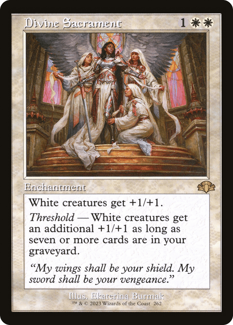 Divine Sacrament (Retro) [Dominaria Remastered] Foil