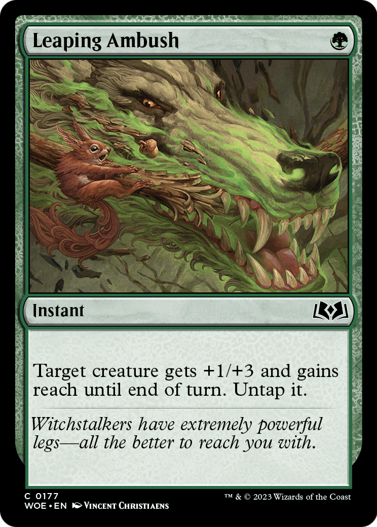 Leaping Ambush [Wilds of Eldraine] Foil