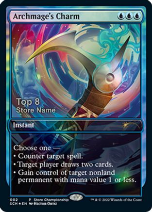 Archmage's Charm (Top 8) (002) [Game Day & Store Championship Promos]  Foil