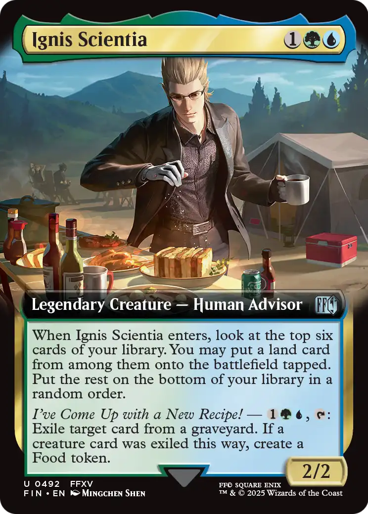 Ignis Scientia (492) [FINAL FANTASY] : (Extended Art) Foil