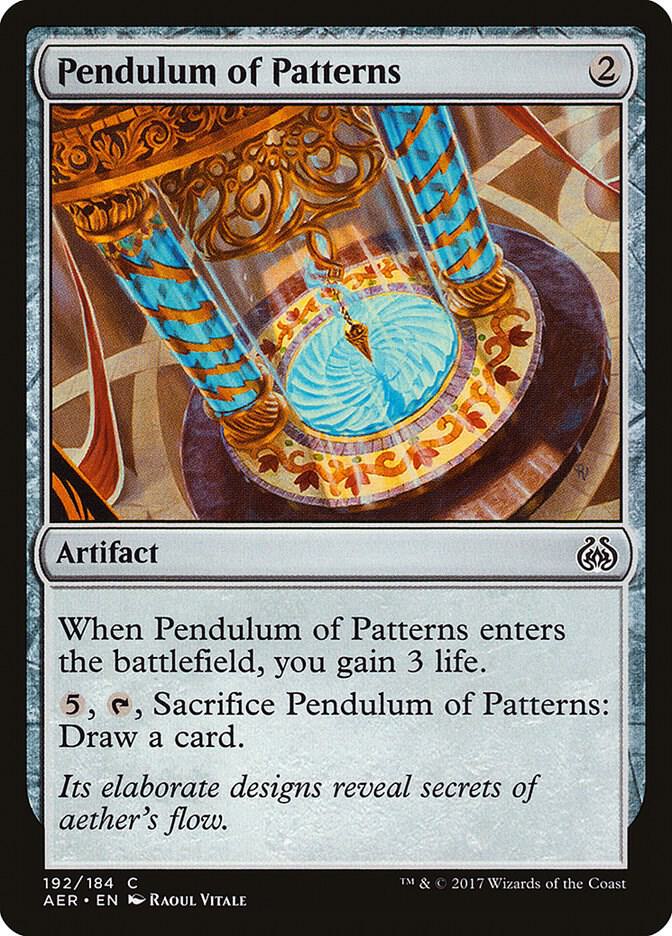 Pendulum of Patterns 192/184 (Aether Revolt) 
