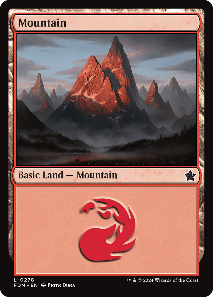 Mountain (FDN-278) - Foundations Foil