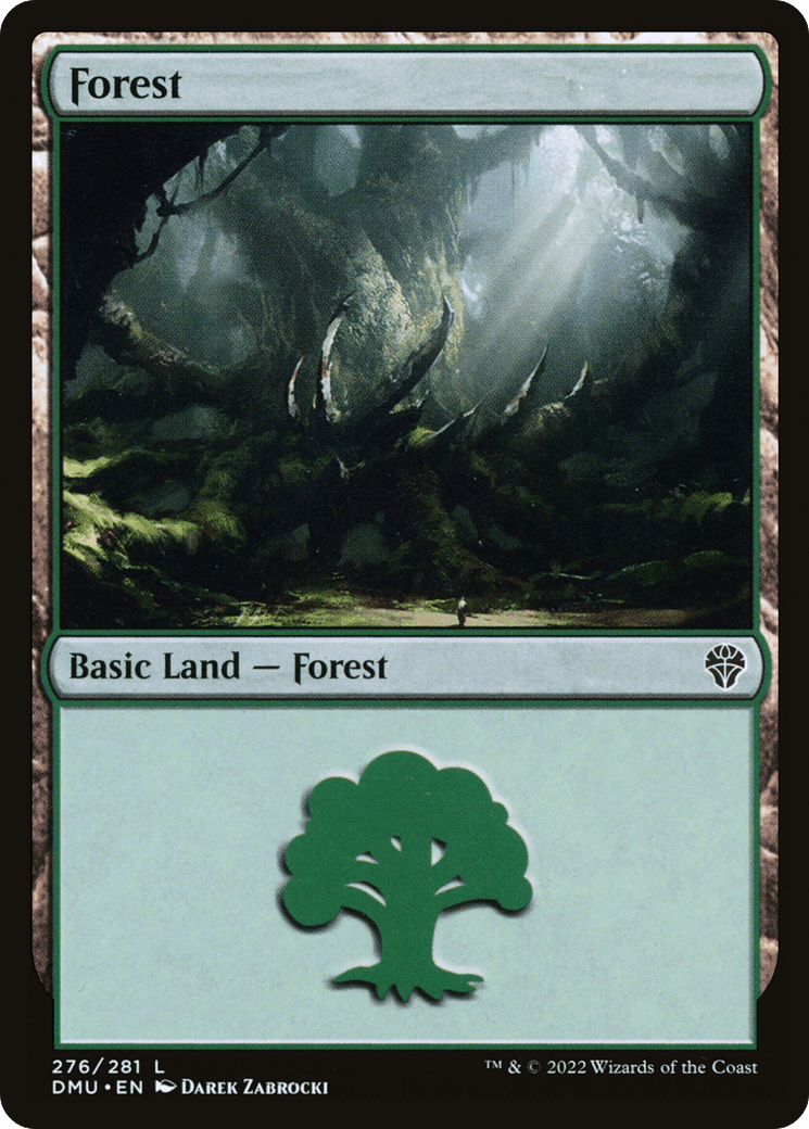 Forest (276) [Dominaria United] Foil