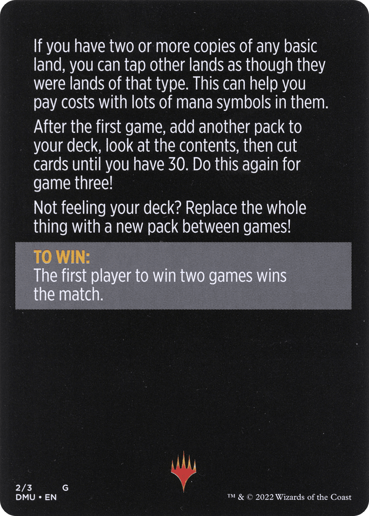Mini-Master // Mini-Master (cont'd) (MDMU-002) - Dominaria United Minigames