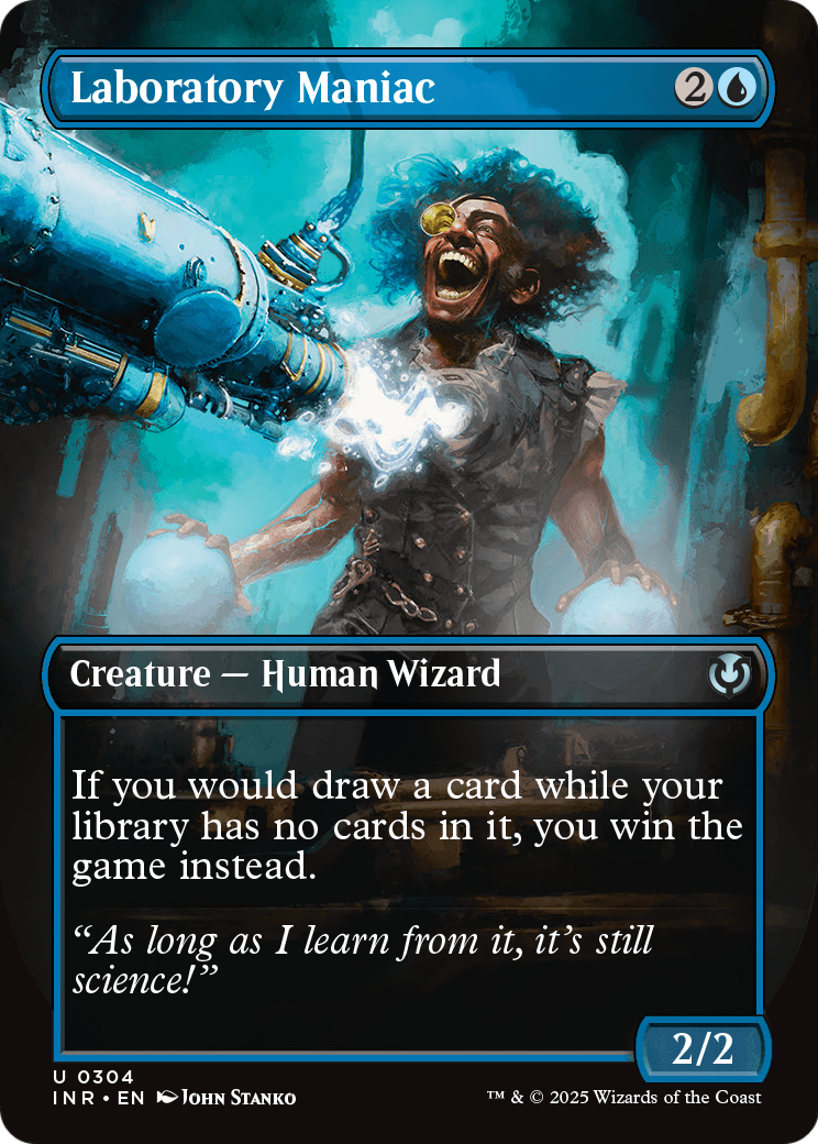 Laboratory Maniac (Borderless) (-304) [Innistrad Remastered]  Foil