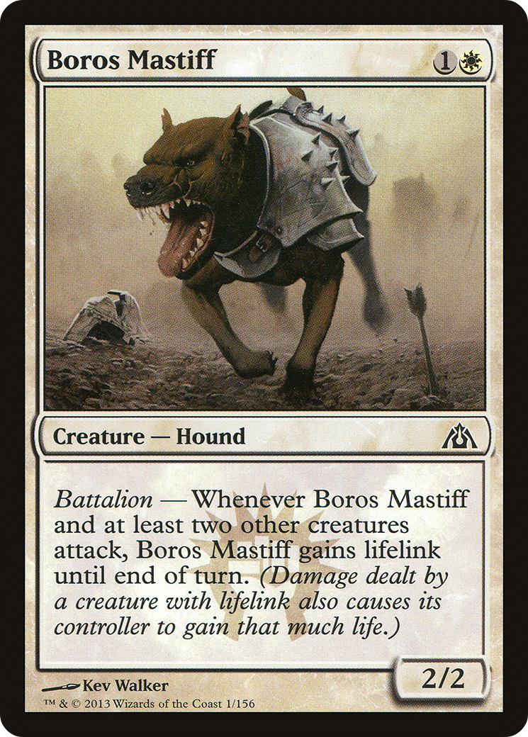 Boros Mastiff [Dragon's Maze]