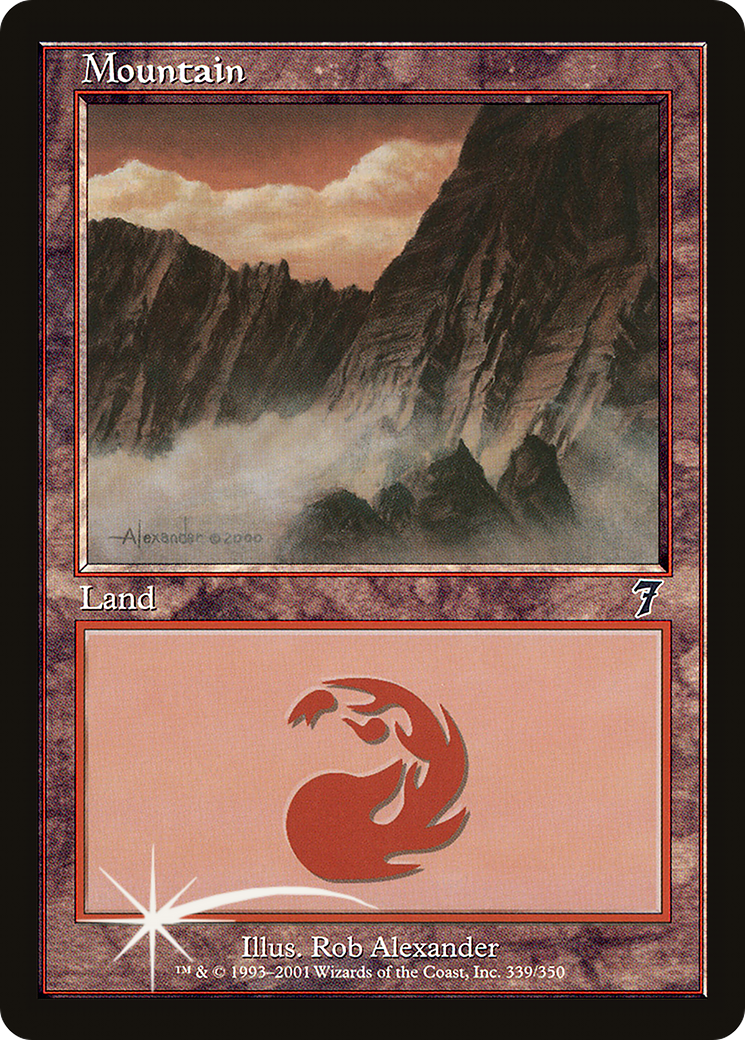 Mountain (339) [Seventh Edition] Foil
