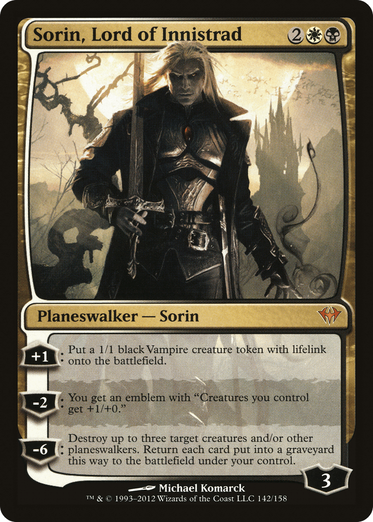 Sorin, Lord of Innistrad [Dark Ascension] Foil
