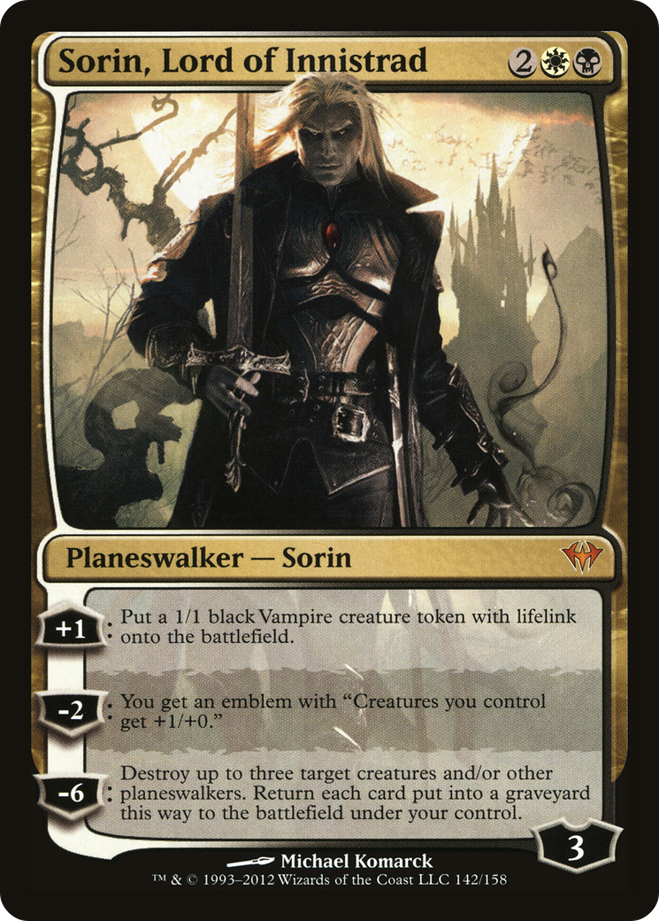 Sorin, Lord of Innistrad [Dark Ascension] Foil