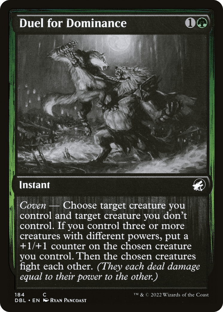 Duel for Dominance [Innistrad: Double Feature] Foil