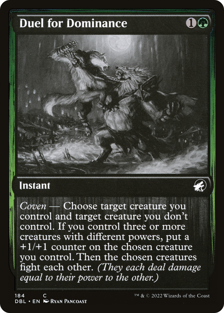Duel for Dominance [Innistrad: Double Feature] Foil