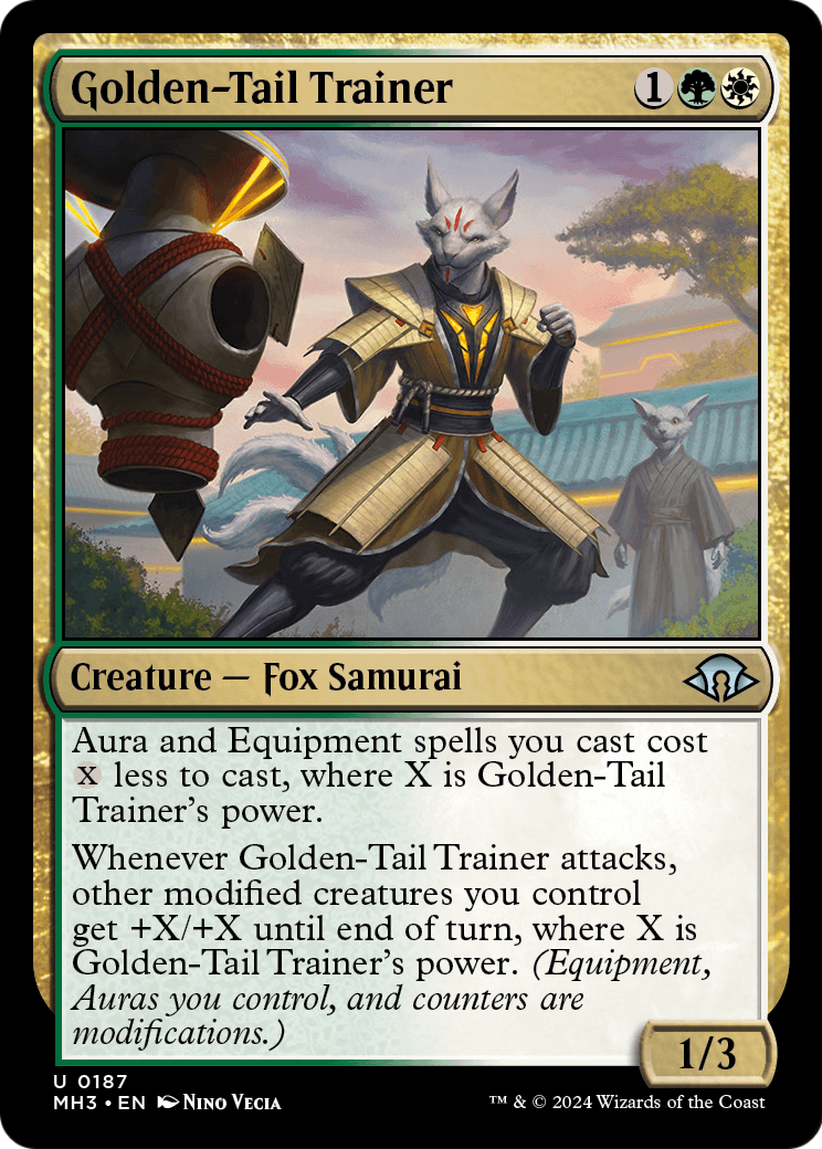 Golden-Tail Trainer [Modern Horizons 3] Foil