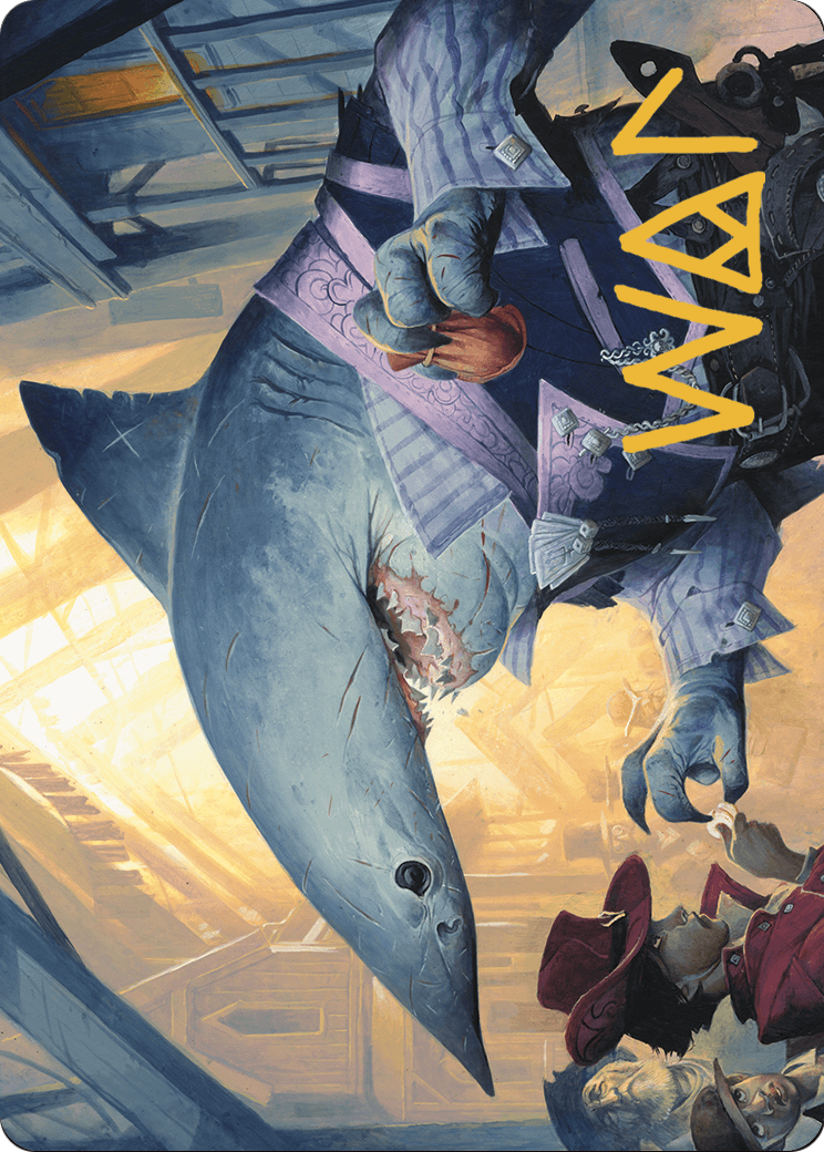 Loan Shark // Loan Shark (AOTJ-006) - Outlaws of Thunder Junction Art Series (Borderless)
