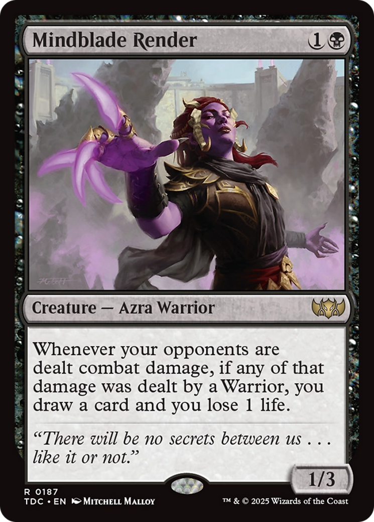Mindblade Render (187) [Commander: Tarkir: Dragonstorm]