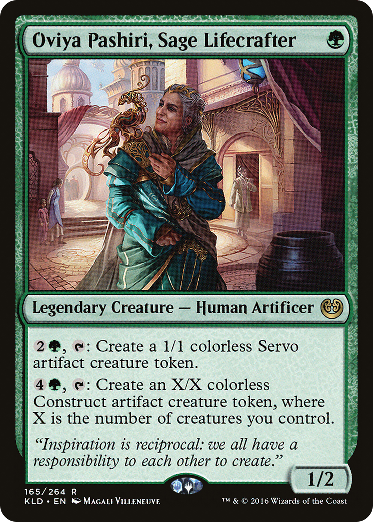 Oviya Pashiri, Sage Lifecrafter [Kaladesh] Foil