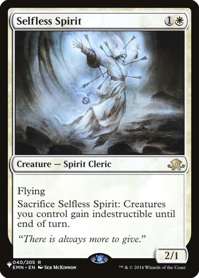 Selfless Spirit |  (EMN-40) [The List]