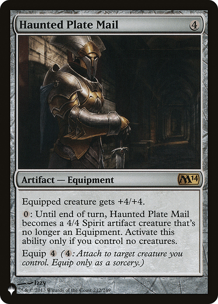 Haunted Plate Mail |  (M14-212) [The List]