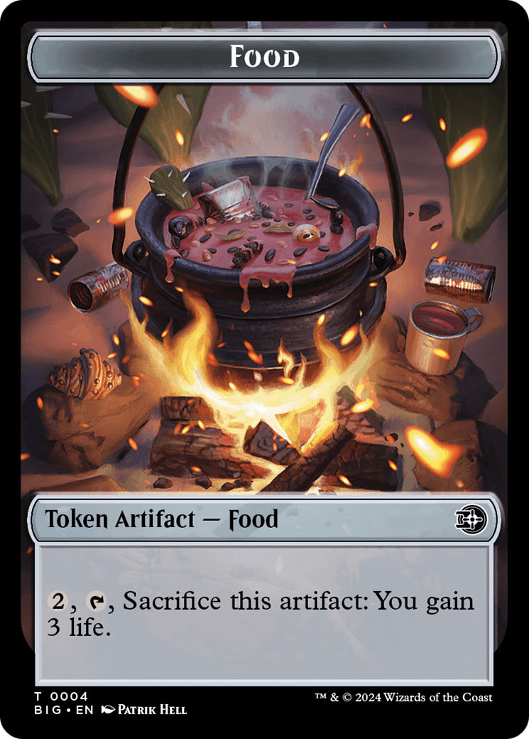 Food (TBIG-004) - The Big Score Tokens Foil