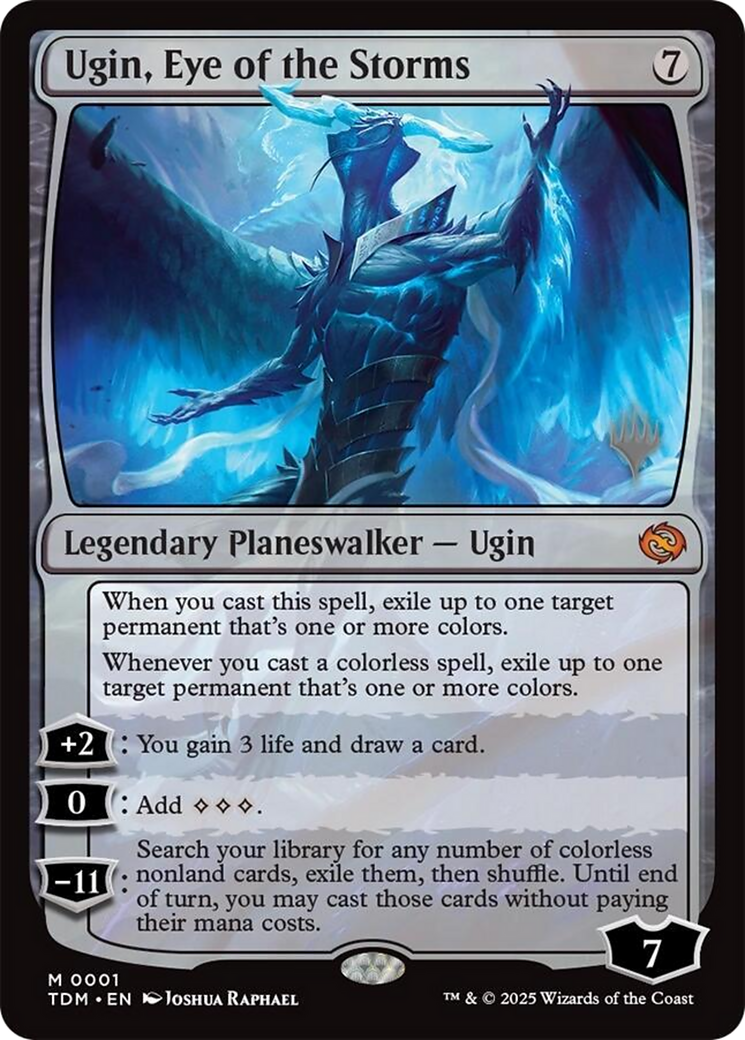 Ugin, Eye of the Storms (001) [Promo Pack: Tarkir: Dragonstorm]  Foil