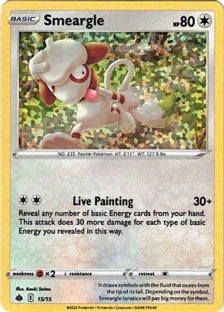 Smeargle 015/15 - McDonalds Promos 2022 Holofoil