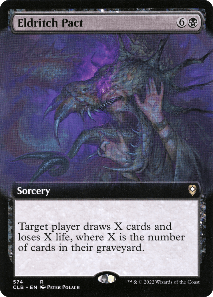 Eldritch Pact (Extended Art) [Commander Legends: Battle for Baldur's Gate] Foil