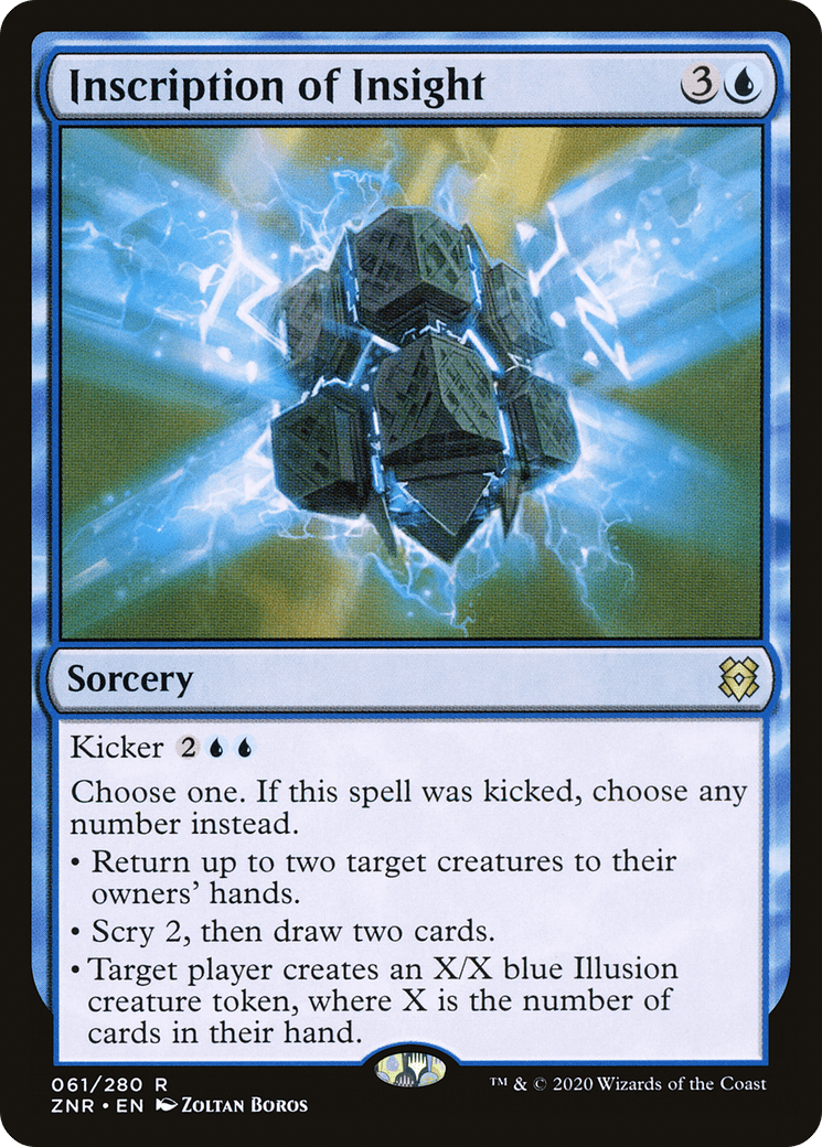 Inscription of Insight [Zendikar Rising] Foil