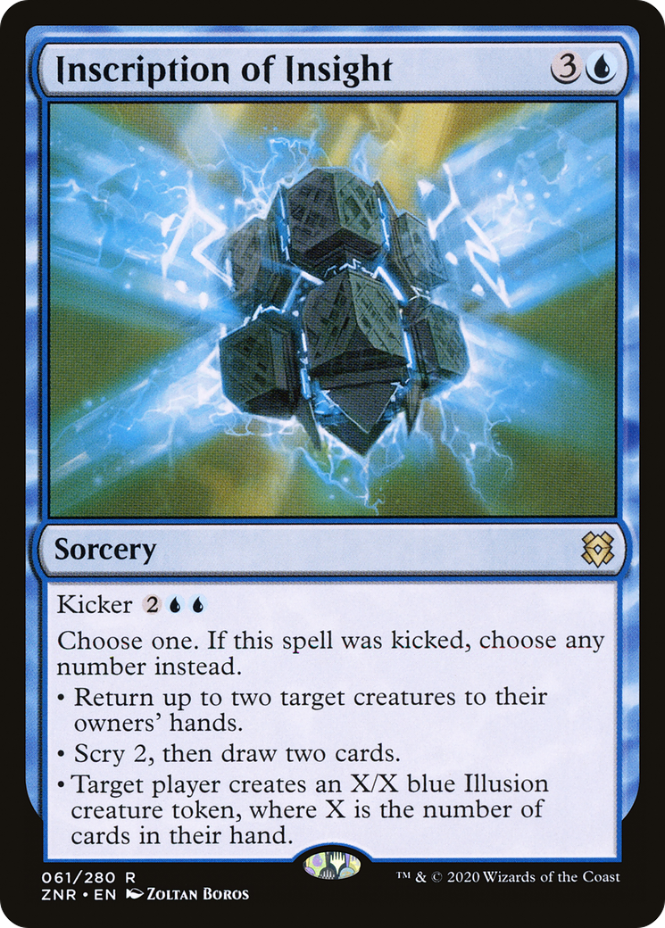 Inscription of Insight [Zendikar Rising] Foil