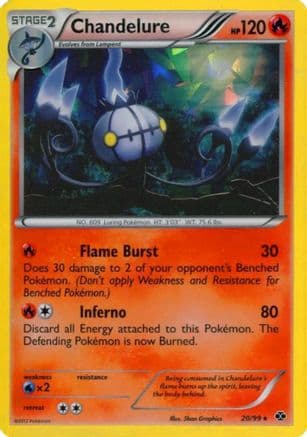 Chandelure (Cracked Ice Holo) 20/99 - Blister Exclusives Holofoil