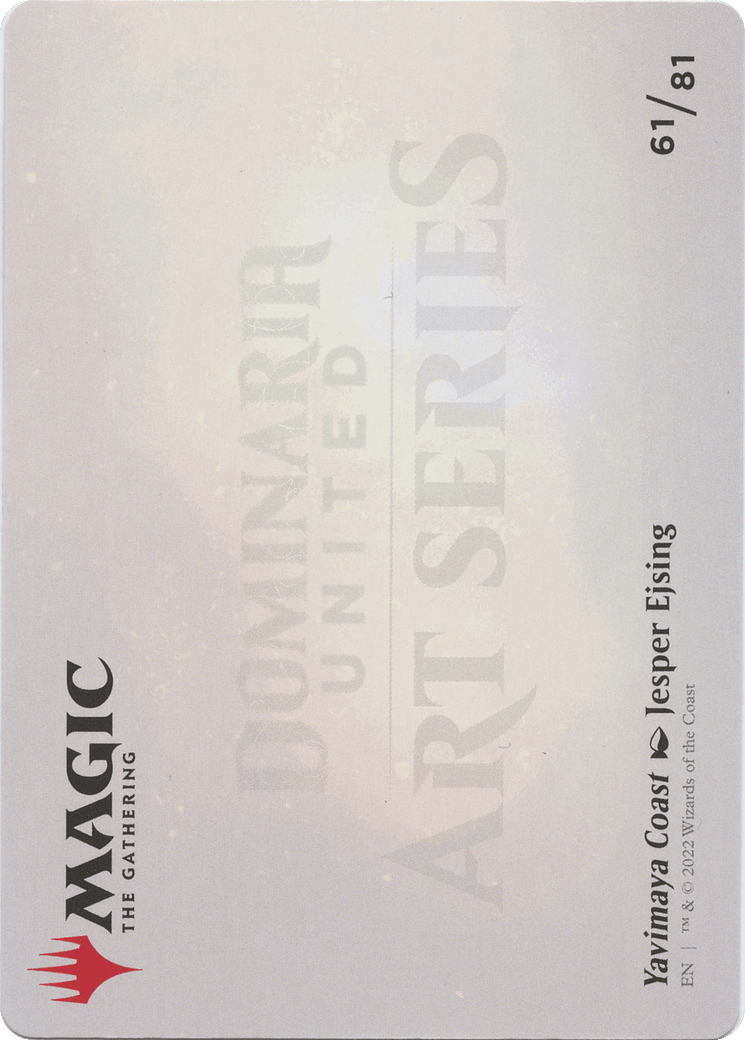 Yavimaya Coast // Yavimaya Coast (ADMU-061) - Dominaria United Art Series (Borderless)
