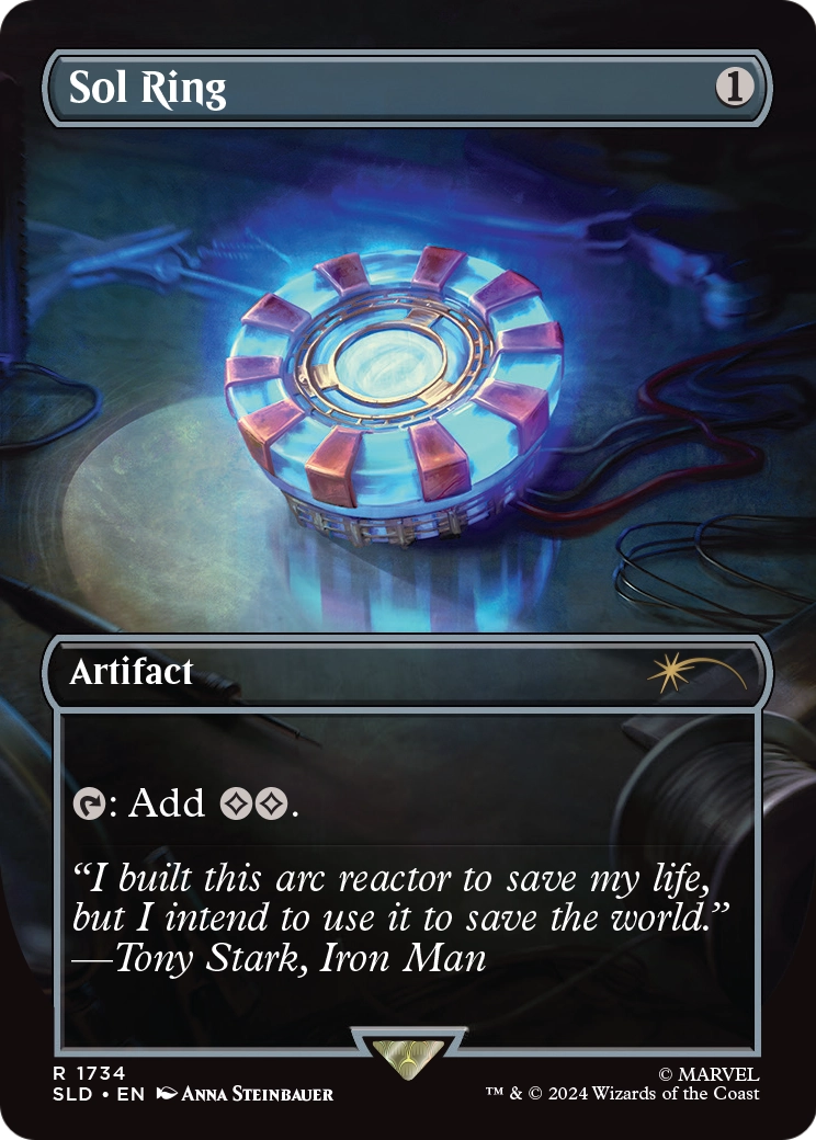 Sol Ring (SLD-1734) - Secret Lair Drop (Borderless)