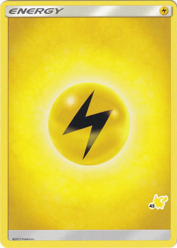 Lightning Energy 43 Pikachu Stamped  (Battle Academy) 