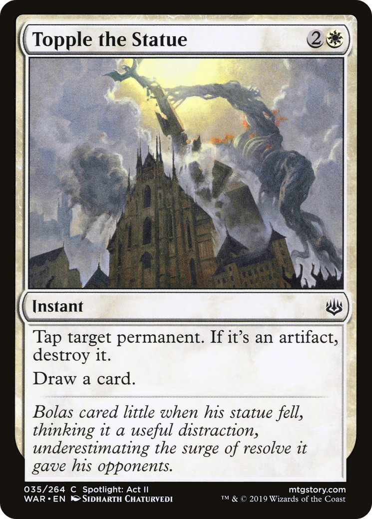 Topple the Statue [War of the Spark] Foil
