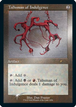Talisman of Indulgence (Retro Frame) (Foil Etched) (1054) [Secret Lair Drop Series]  Foil