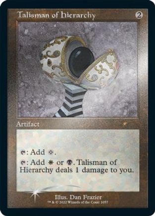 Talisman of Hierarchy (Retro Frame) (Foil Etched) (1057) [Secret Lair Drop Series]  Foil