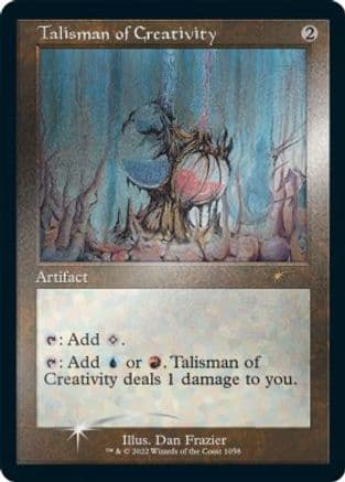 Talisman of Creativity (Retro Frame) (Foil Etched) (1058) [Secret Lair Drop Series]  Foil