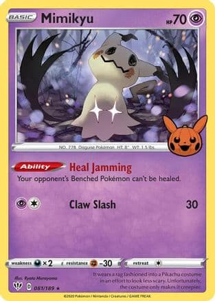 Mimikyu 081- Trick or Trade BOOster Bundle Holofoil