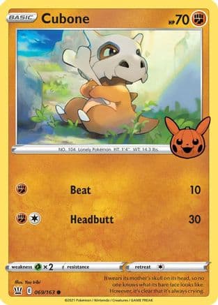 Cubone 069- Trick or Trade BOOster Bundle