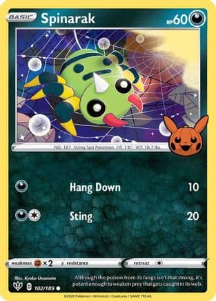 Spinarak 102- Trick or Trade BOOster Bundle