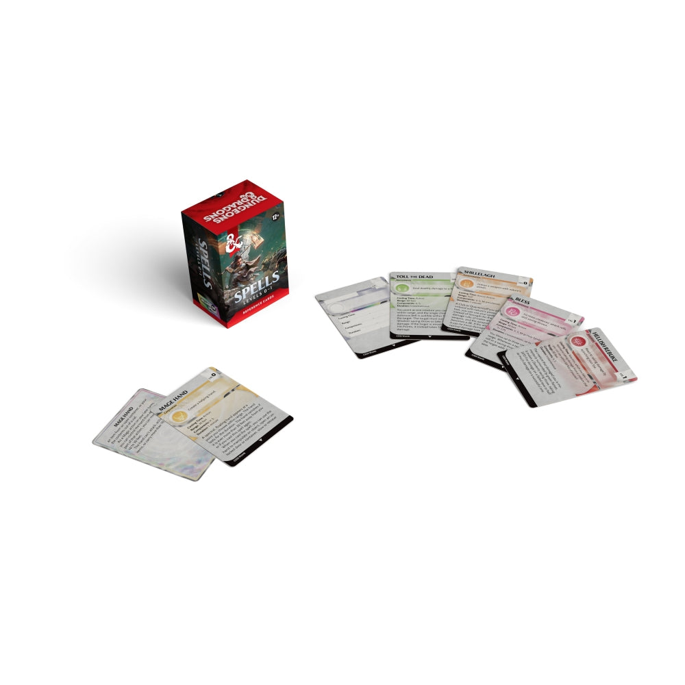 Dungeons & Dragons | Reference Cards | Spells Levels 0-1
