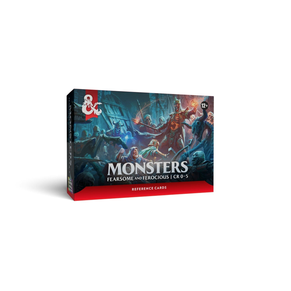 Dungeons & Dragons | Reference Cards | Monsters - Fearsome and Ferocious (CR 0-5)
