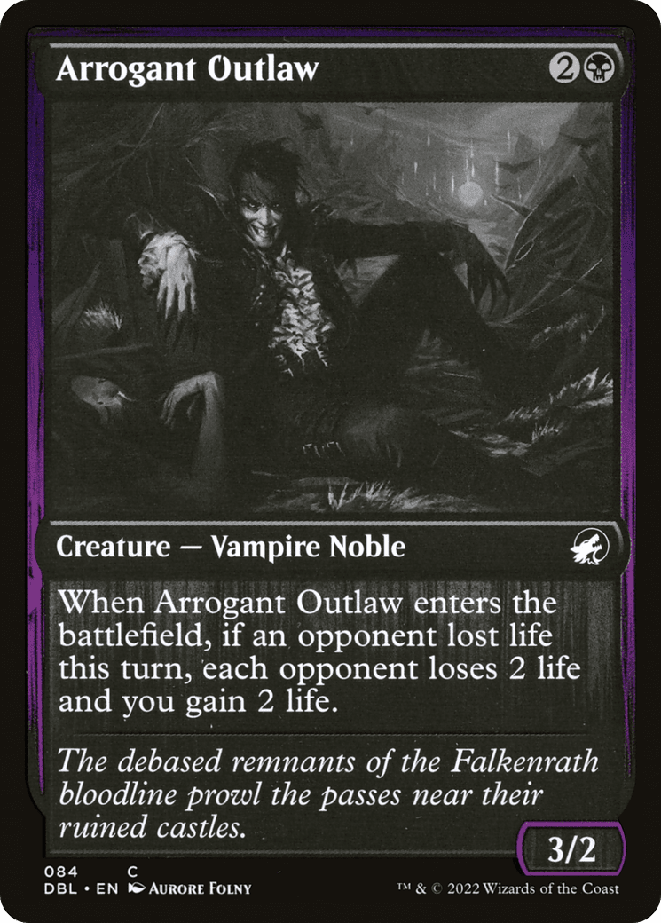 Arrogant Outlaw [Innistrad: Double Feature] Foil