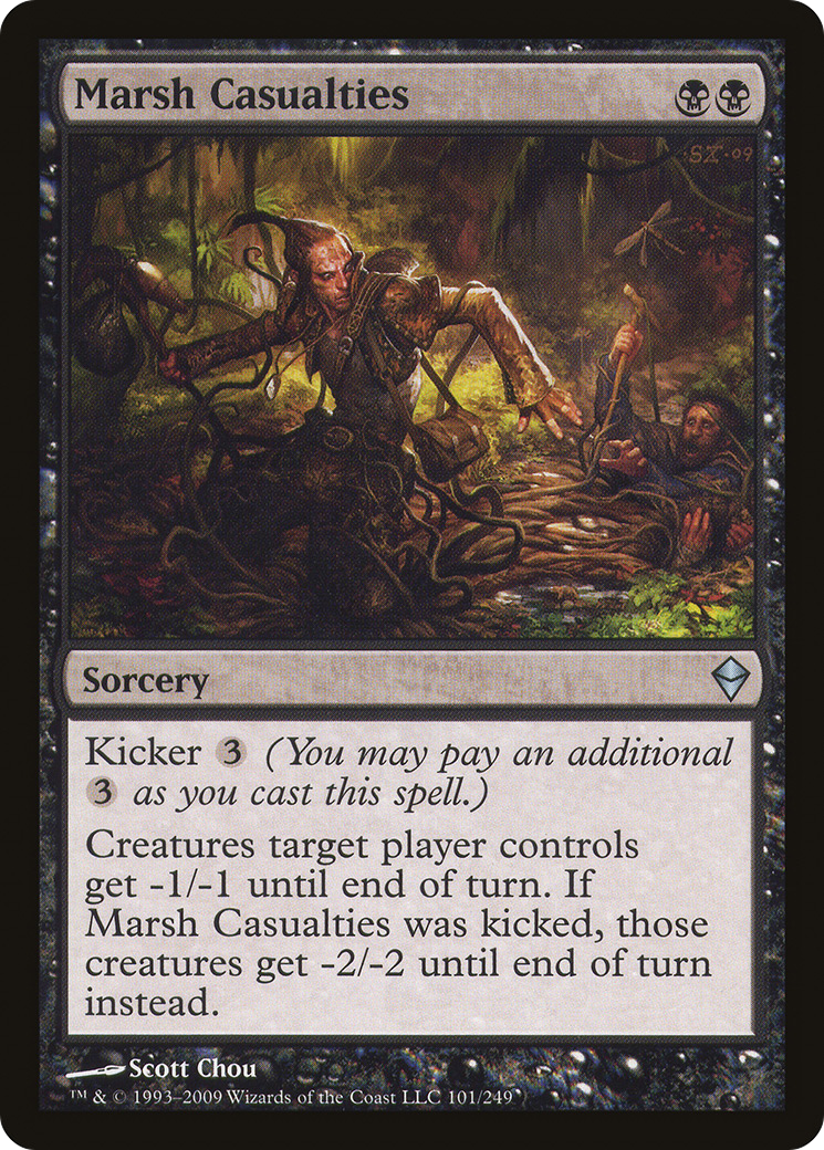 Marsh Casualties [Zendikar] Foil