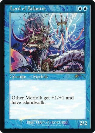 Lord of Atlantis (Retro Frame) |  Foil (002) [30th Anniversary Promos]