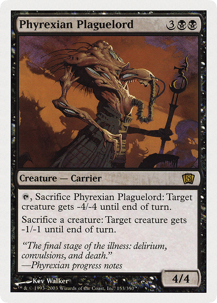 Phyrexian Plaguelord [Eighth Edition] Foil